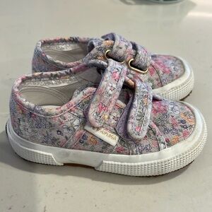 Great condition toddler Superga x LoveShackFancy size 23 sneakers